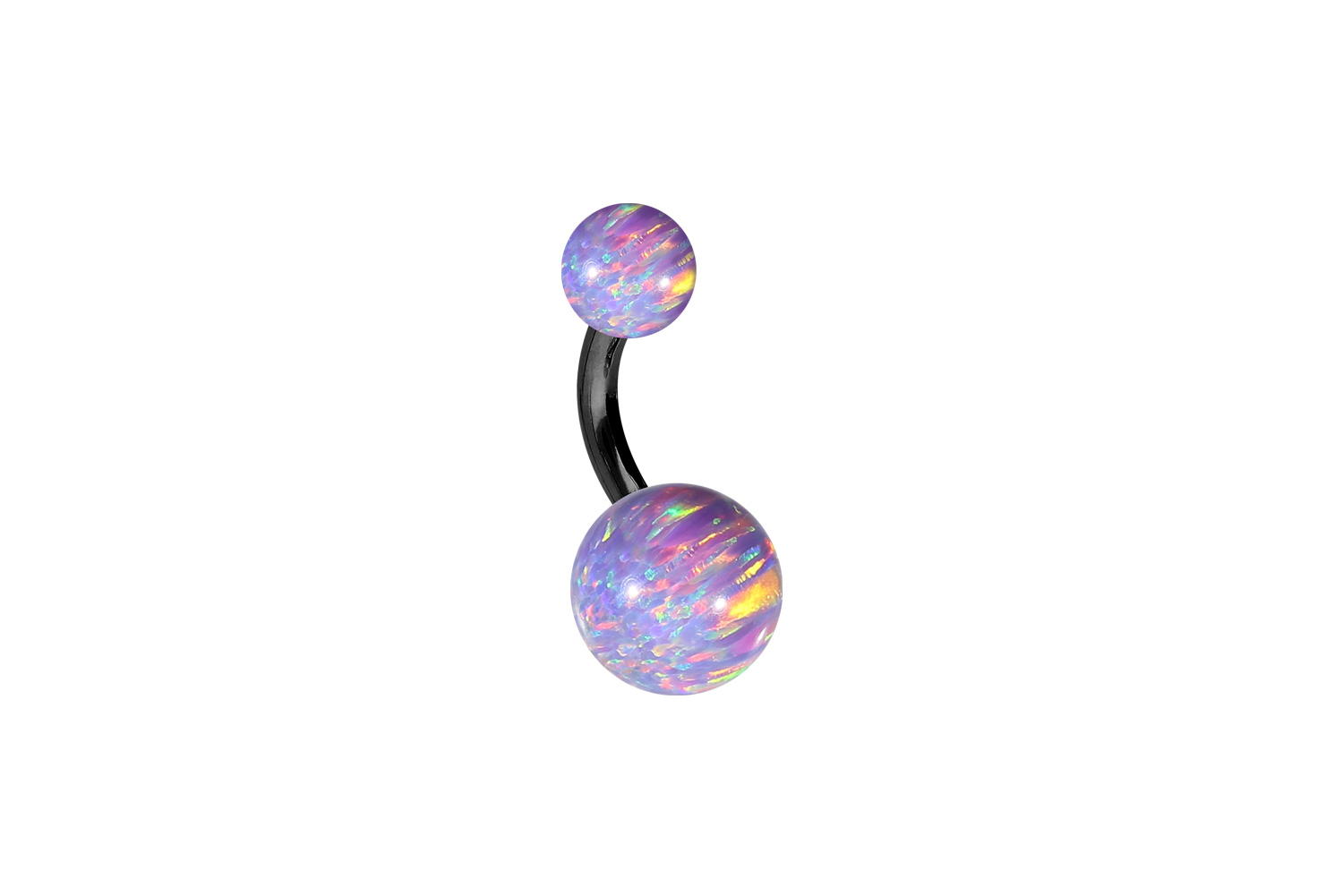 Titan Bananabell Piercing SYNTHETISCHE OPALE